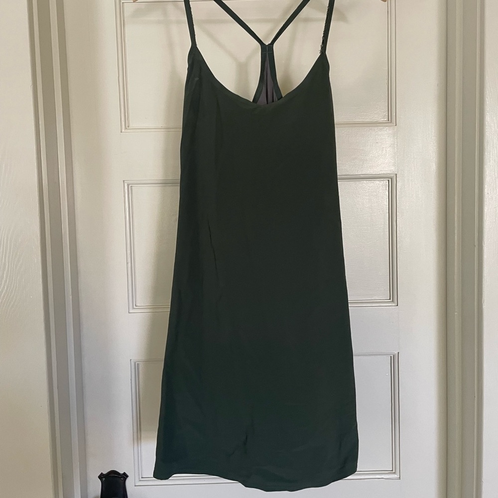 outdoor voices green exercise dress size m